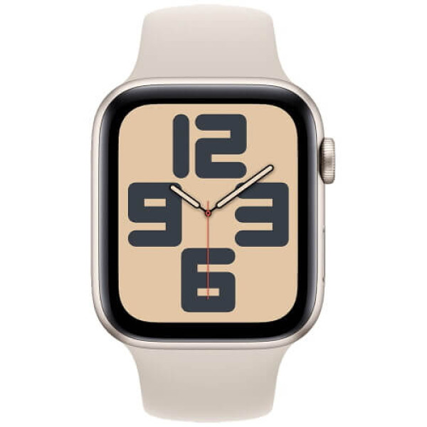 Apple WATCH SE GPS 40mm Starlight Aluminium Case with Starlight Sport Band S/M (MR9U3)