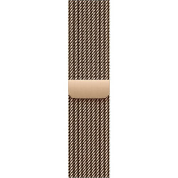 Apple Watch Series 10 46mm Gold Titanium Case with with Gold Milanese Loop M/L (MX003)