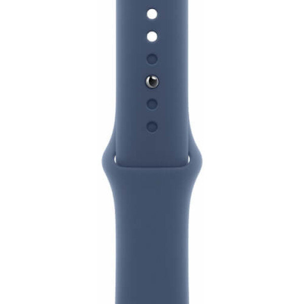 Apple WATCH Series 10 46mm Silver Aluminium Case with Denim Sport Band M/L (MWWM3)