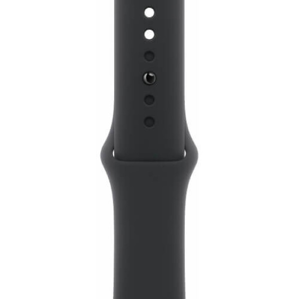 Apple Watch Series 10 42mm Slate Titanium Case with Black Sport Band M/L (MWXH3)