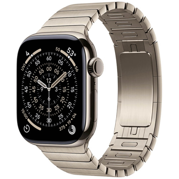 Apple Watch Series 11 46mm Natural Titanium Case with Natural Link Bracelet (MFAY4/MXMF3)