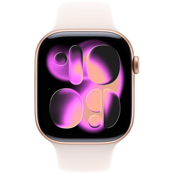 Apple Watch Series 11 42mm Rose Gold Aluminium Case with Light Blush Sport Band S/M (Уценка)
