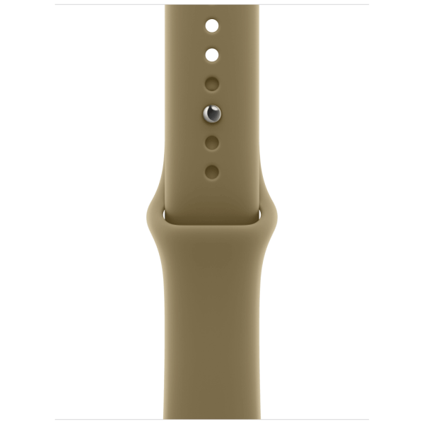Apple Watch Series 12 GPS + Cellular 46mm Dark Bronze Aluminum Case with Olive Sport Band S/M (MJGD4)