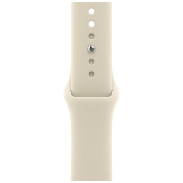 Apple Watch Series 12 42mm Light Gold Aluminum Case with Sand Sport Band M/L (MJEE4)