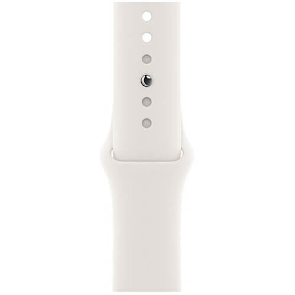 б/у Apple WATCH Series 6 40mm Silver Aluminium Case with White Sport Band (MG283) (Среднее состояние)