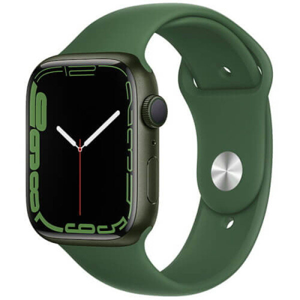 б/у Apple WATCH Series 7 45mm Green Aluminium Case with Sport Band (MKN73) (Среднее состояние)