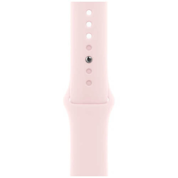 Apple WATCH Series 9 45mm GPS + Cellular Pink Aluminium Case with Light Pink Sport Band S/M (MRMK3)
