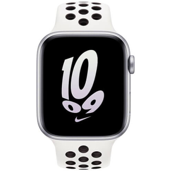 Apple WATCH Series SE 2 40mm Silver Aluminium Case with White/Black Nike Sport Band (MNL93)
