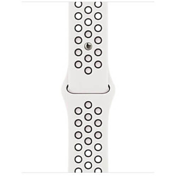 Apple WATCH Series SE 2 40mm Silver Aluminium Case with White/Black Nike Sport Band (MNL93)