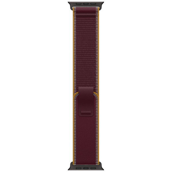 Apple Watch Ultra 4 Black Titanium Case with Burgundy Trail Loop S/M (MJC34)