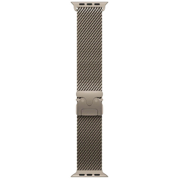 Apple Watch Ultra 4 Natural Titanium Case with Natural Titanium Milanese Loop Large (MJAA4)