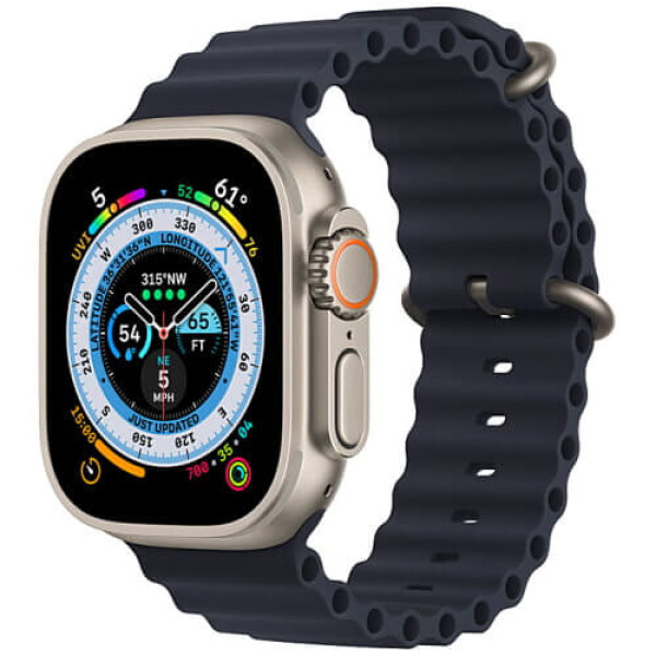 б/у Apple Watch Ultra Titanium Case with Midnight Ocean Band (Среднее состояние)