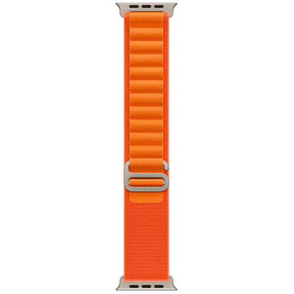 Apple Watch Ultra Titanium Case with Orange Alpine Loop - Small (MNHA3/MNHH3)