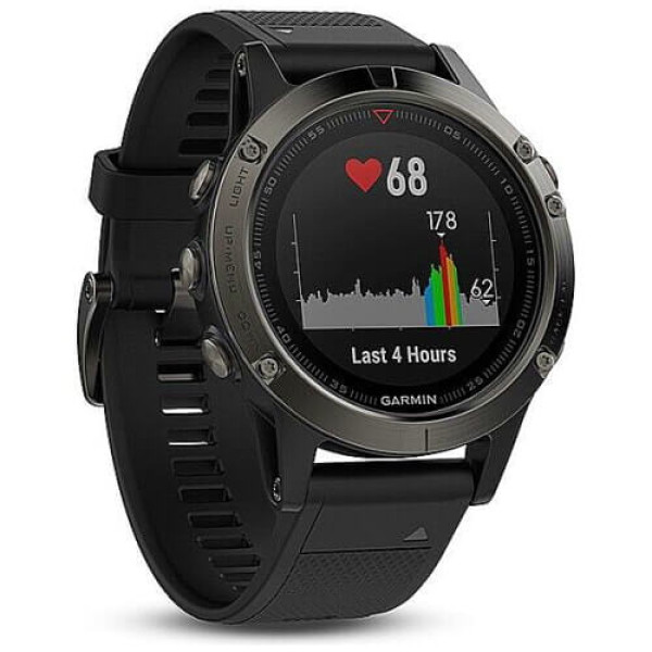 Смарт-часы Garmin Fenix 5 Slate Gray with Black Band (010-01688-00) ГАРАНТИЯ 12 мес.