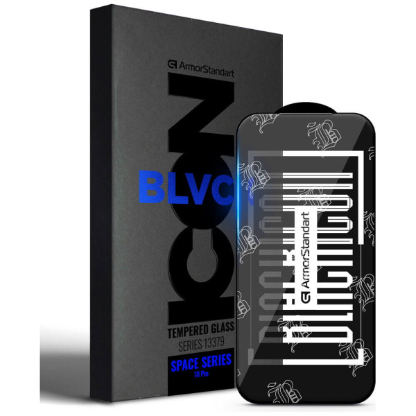 Защитное стекло ArmorStandart Space Black Icon for Apple iPhone 18 Pro (ARM91937)