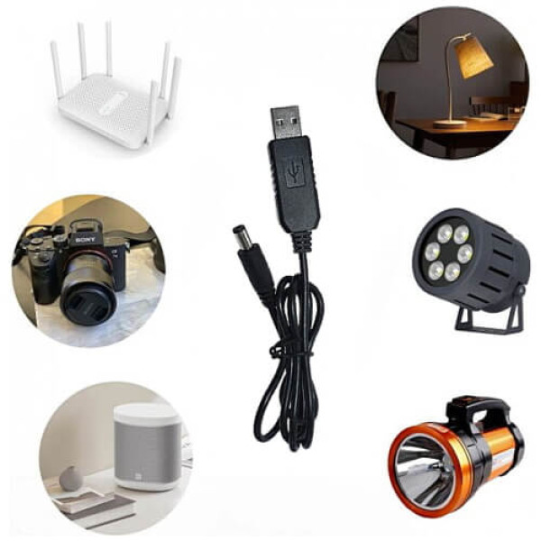 Кабель ArmorStandart USB - DC 5.5x2.1 12V 0.8 м (ARM65663)