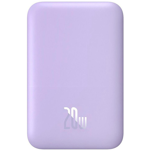 Внешний аккумулятор Baseus Magnetic Mini Air Wireless Fast Charge 6000mAh 20W с кабелем Nebula Purple (P10059002513-00)