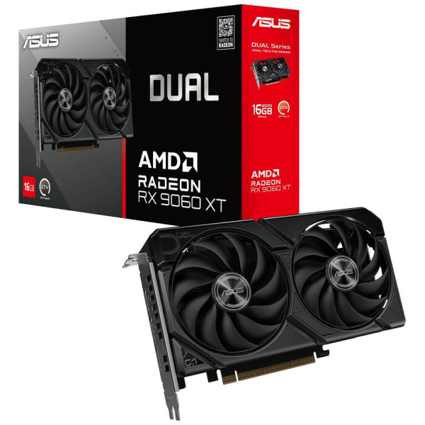 Видеокарта ASUS DUAL-RX9060XT-16G (90YV0LG2-M0NA00)