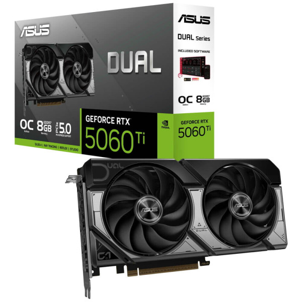 Видеокарта ASUS GeForce RTX5060 Ti Dual 8G (90YV0MP3-M0NA00)