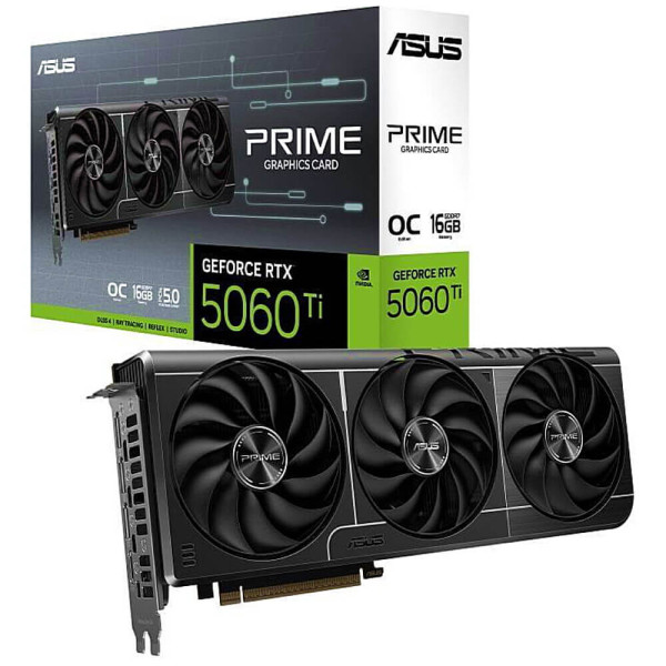 Видеокарта ASUS GeForce RTX5060 Ti PRIME O16G (90YV0MH2-M0NA00)