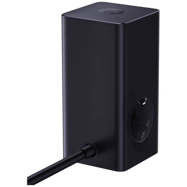 Сетевое зарядное устройство Baseus GaN PowerCombo Tower Power Strip 100W Black (E00023609113-00)
