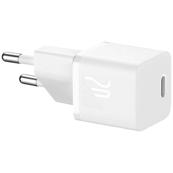Сетевое зарядное устройство Baseus GaN5 Fast Charger (mini) 1C 20W White (CCGN050102)