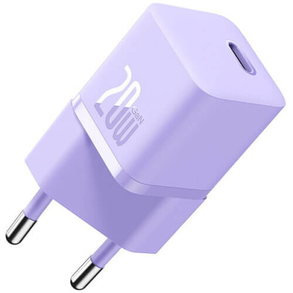 Сетевое зарядное устройство Baseus GaN5 Fast Charger (mini) 1C 20W Purple (CCGN050105)