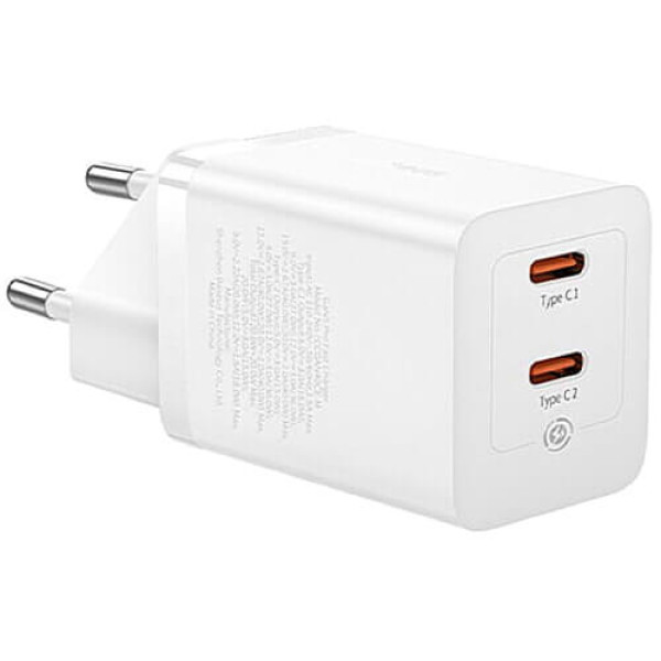 Сетевое зарядное устройство Baseus GaN5 Pro 40W White (CCGP180102)