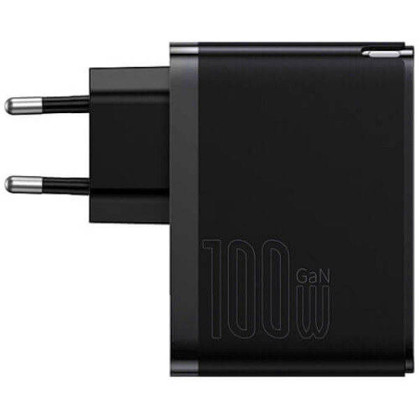 Сетевое зарядное устройство Baseus GaN5 Pro Fast Charger Type-C/Type-C 100W Black (CCGP090201)