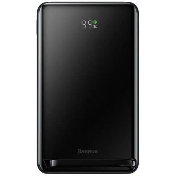 Внешний аккумулятор Baseus Magnetic Bracket Wireless 10000mAh 20W Black (PPCX000003)