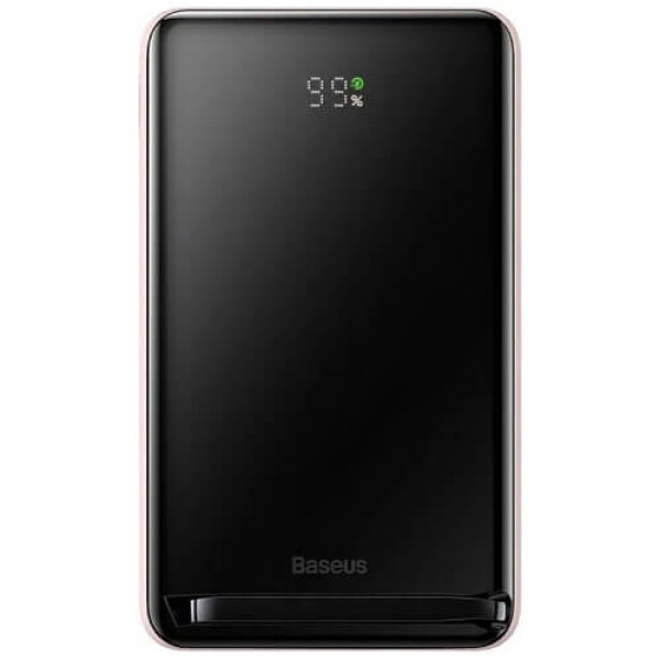 Внешний аккумулятор Baseus Magnetic Bracket Wireless 10000mAh 20W Pink (PPCX000204)