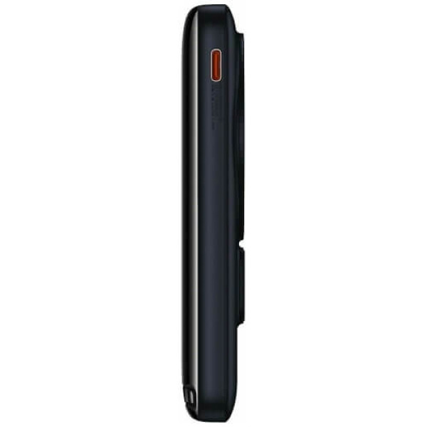 Внешний аккумулятор Baseus Magnetic Bracket Wireless 10000mAh 20W Black (PPCX000003)