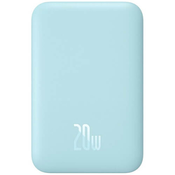 Внешний аккумулятор Baseus Magnetic Mini Air Wireless Fast Charge 6000mAh 20W с кабелем Galaxy Blue (P10059002313-00)