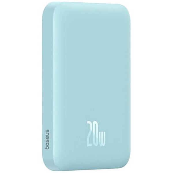 Внешний аккумулятор Baseus Magnetic Mini Air Wireless Fast Charge 10000mAh 20W с кабелем Galaxy Blue (P10059001313-00)