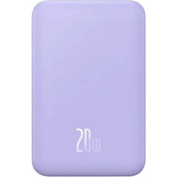 Внешний аккумулятор Baseus Magnetic Mini Wireless Fast Charge Power Bank 20000mAh 20W Purple (PPCX150005)
