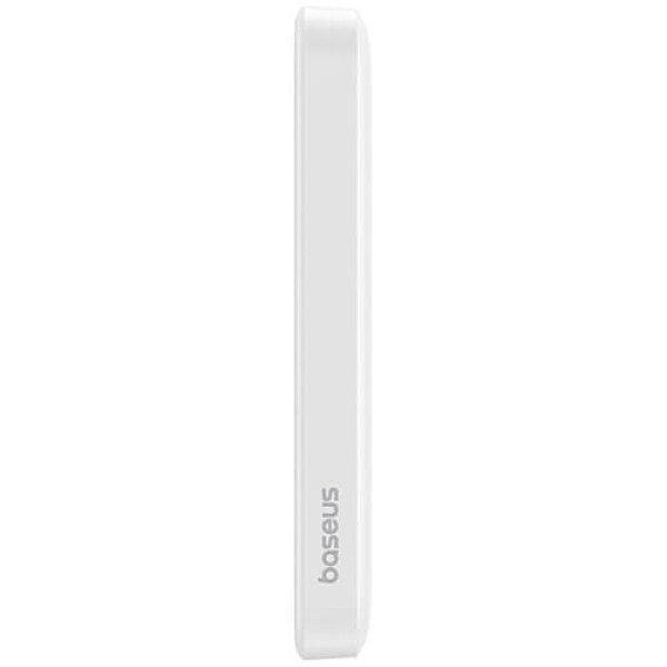 Внешний аккумулятор Baseus Magnetic Mini Wireless Fast Charge 5000mAh 20W с кабелем Stellar White (P10022107223-00)