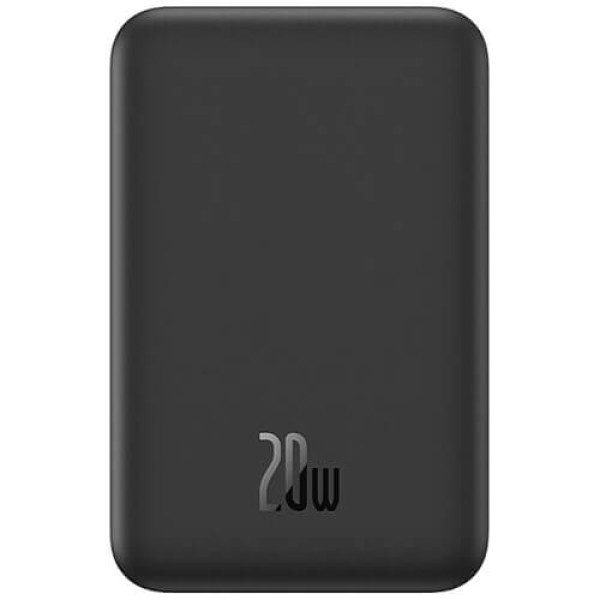 Внешний аккумулятор Baseus Magnetic Mini Wireless Fast Charge 5000mAh 20W с кабелем Cluster Black (P10022107113-00)