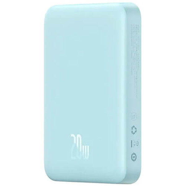 Внешний аккумулятор Baseus Magnetic Mini Wireless Fast Charge Power Bank 10000mAh 20W Blue (PPCX110103)