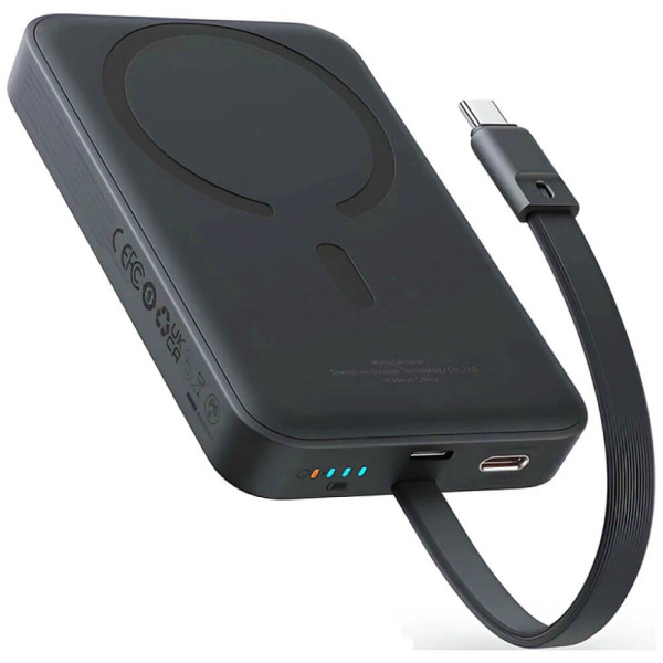 Дополнительный аккумулятор Baseus Magnetic Mini Wireless Fast Charge Type-C 10000mAh 30W Cluster Black (P1002210B113-00)