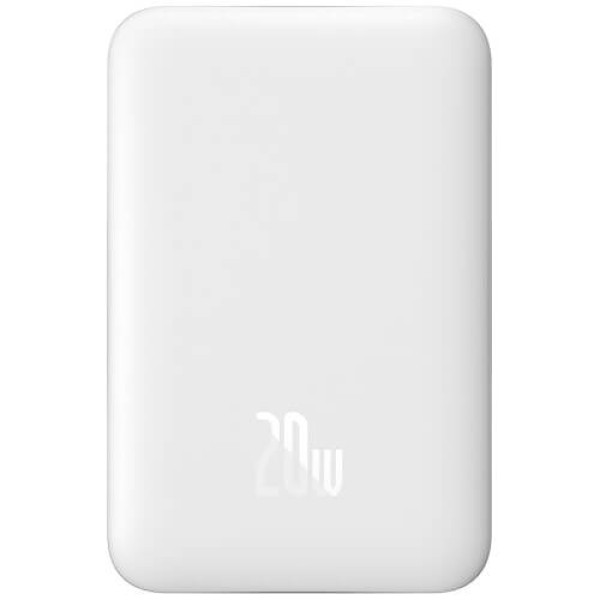 Внешний аккумулятор Baseus Magnetic Mini 10000mAh 20W White (PPCX030002)