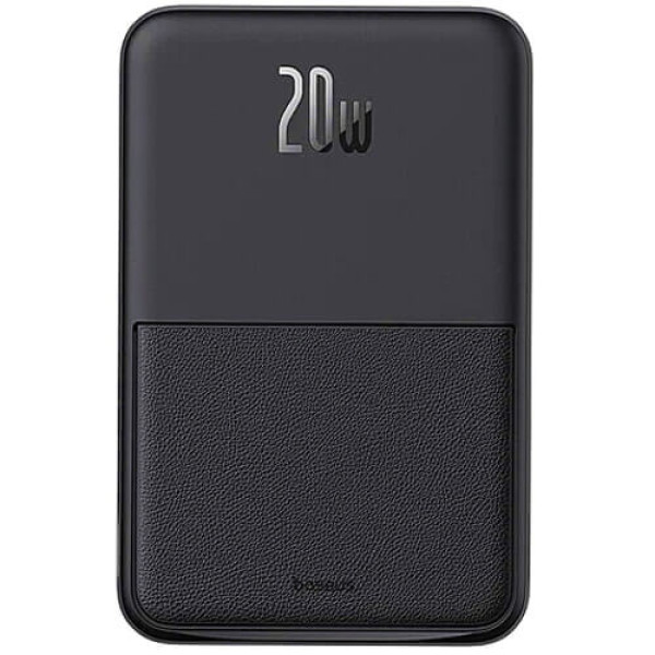 Внешний аккумулятор Baseus MagPro Magnetic Bracket Wireless Fast-Charging 5000mAh 20W с кабелем Cosmic Black (P10064101123-00)