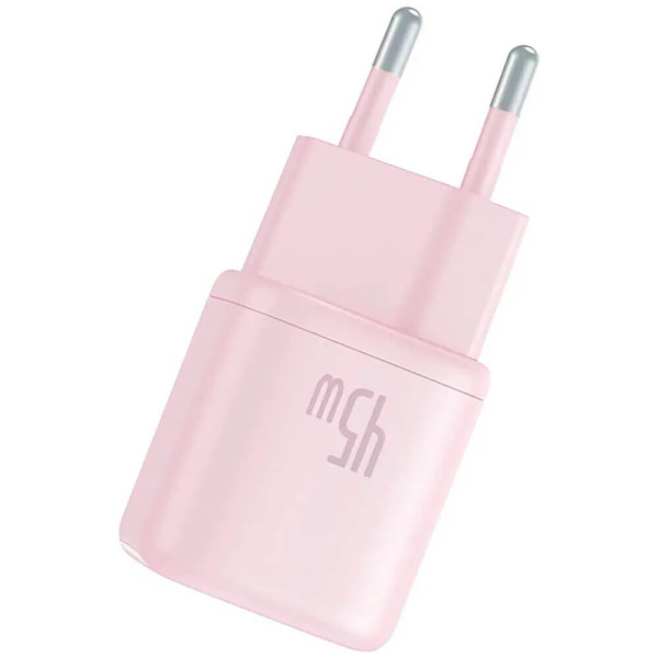 Сетевое зарядное устройство Baseus PicoGo GaN Fast Charger 45W Baby Pink (P10176800413-00)