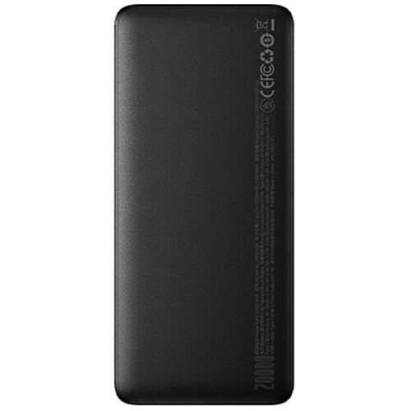 Внешний аккумулятор Baseus Power Bank 20000mAh Bipow Display 25W Black (PPBD020301)