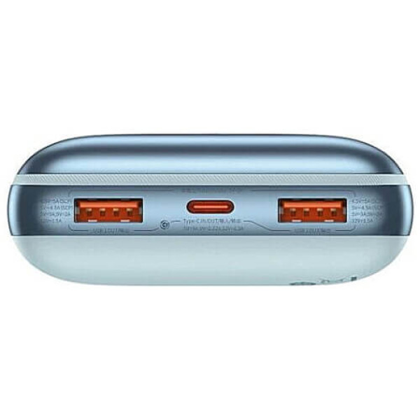 Внешний аккумулятор Baseus Power Bank Bipow Pro Digital Display PD 20000mAh 22.5W Blue (PPBD040303)
