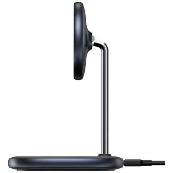 Беспроводное зарядное устройство Baseus Swan Magnetic Desktop Bracket Wireless Charger Black (WXSW-01)