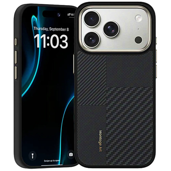 Чехол Benks Montage Armor Pro Kevlar Case (600D/1500D) for iPhone 17 Pro with MagSafe (6948005963354)