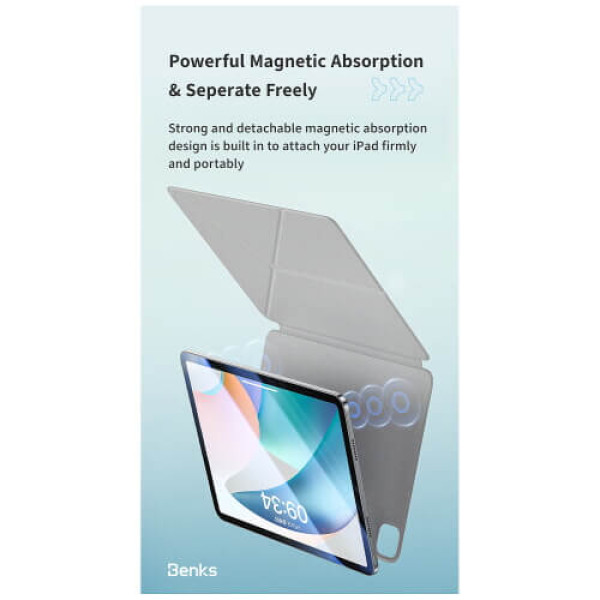 Чехол Benks Urban Magnetic iPad Case for iPad Pro 11'' (M4-M5) White (6948005902476)