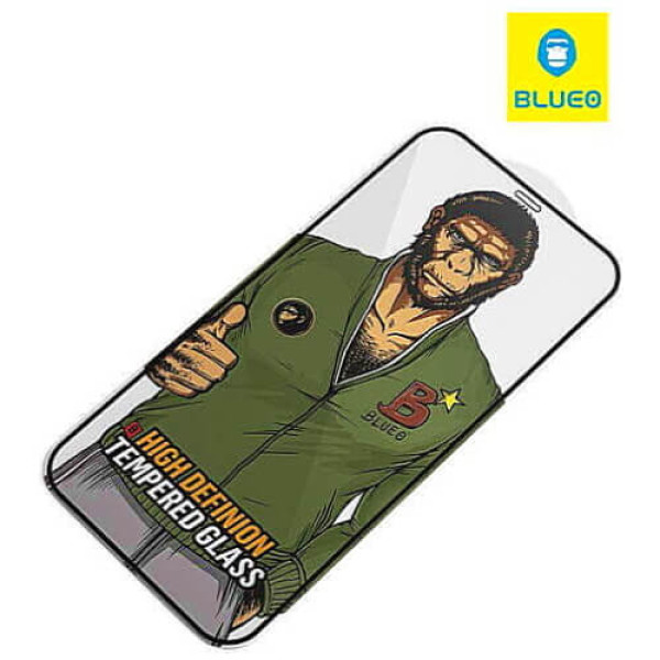 Защитное стекло Blueo 2.5D Silk Full Cover Anti-Static Glass for iPhone 14 Plus/13 Pro Max Black (NPB3-13 6.7)