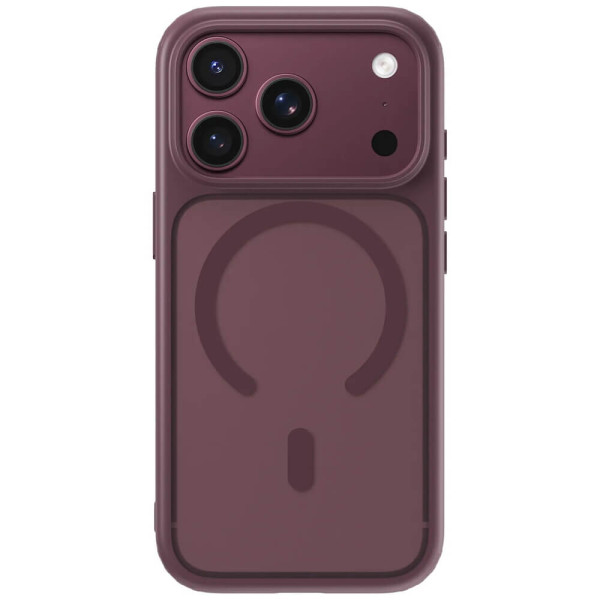 Чехол-накладка Blueo Ape Case for iPhone 18 Pro Max/17 Pro Max with MagSafe Deep Cherry (BL082-I18PMRD)