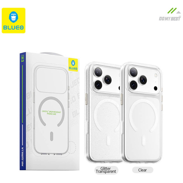 Чехол Blueo Crystal Drop PRO Case for iPhone 17 Pro Max with MagSafe Transparent (B41-I17PMTR(M))